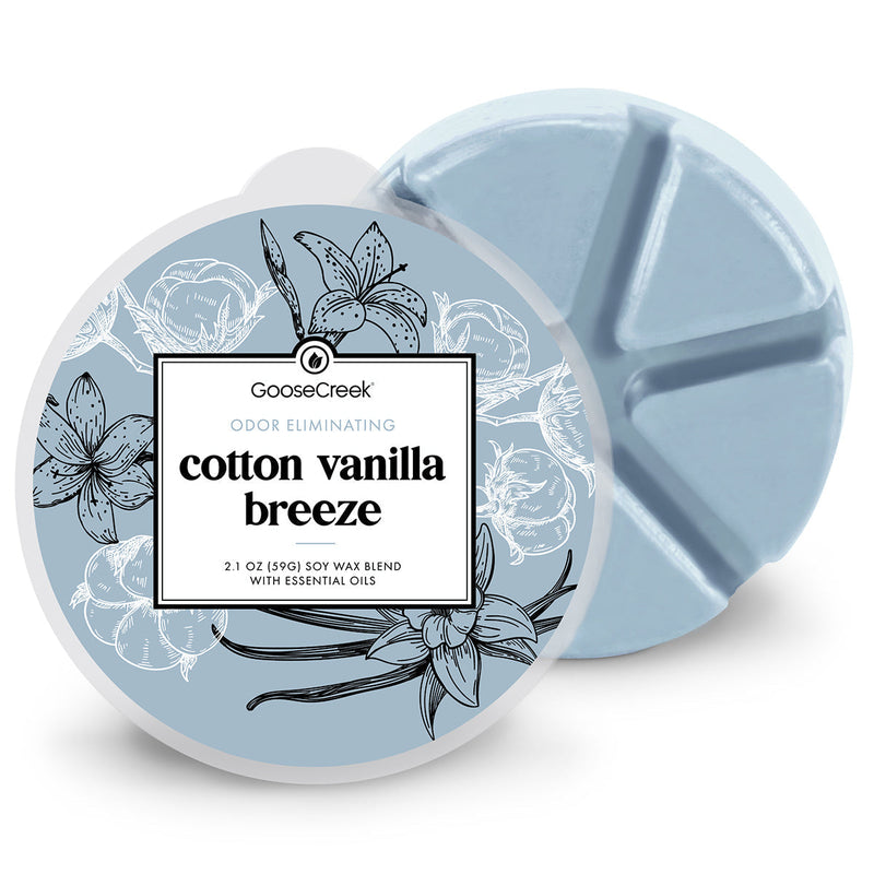 Cotton Vanilla Breeze Odor Eliminating Wax Melt FE7S