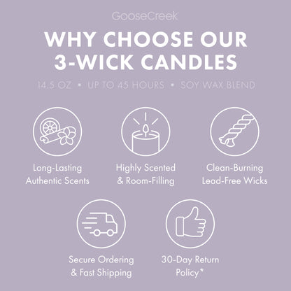 Lavender Vanilla 3-Wick Candle