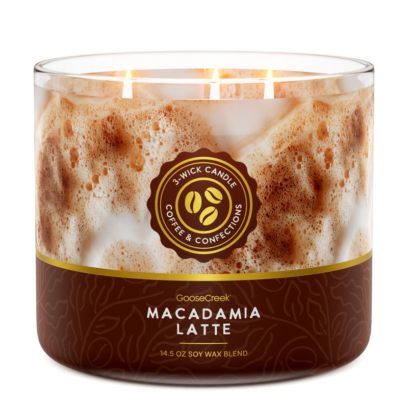 Macadamia Latte 3-Wick Candle OMSZ