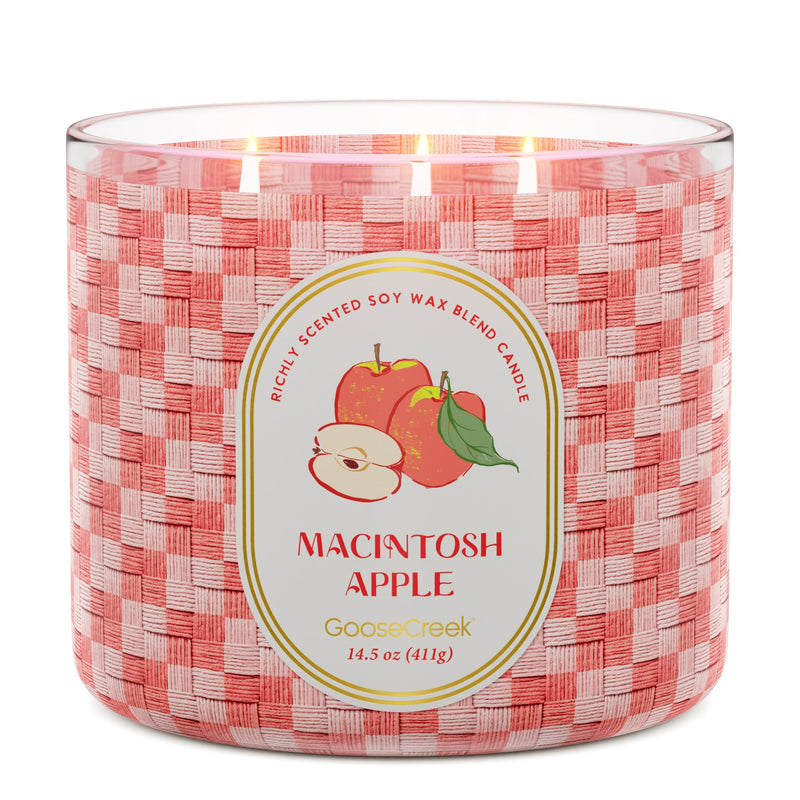 Macintosh Apple 3-Wick Candle UQLD